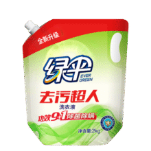 绿伞 洗衣液 4斤4.4元（需领券）