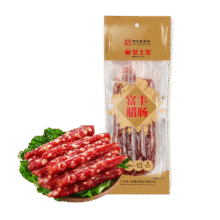 需换购、再降价：皇上皇 富丰腊肠150g（5分瘦） 广式腊味广式香肠广州特产中华老字号9.9元
