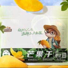 三只松鼠 芒果干量贩袋装500g水果干蜜饯果脯水果干网红休闲零食8.22元（邮费6元，可凑单包邮）