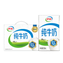 限地区，PLUS会员 ：伊利 全脂 利乐砖 纯牛奶 3.2g蛋白质 250ml 18盒29.9元