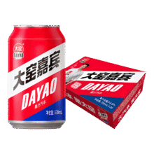 临期商品: 大窑 嘉宾碳酸饮料 330ml*24罐46.8元(有效期8月31日)