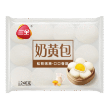 三全 奶黄包 240g3.79元每件 任买10件