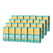 PLUS会员、需首单：植然乐 ZIRONJOY 橙子汁200ml*24盒15.06元