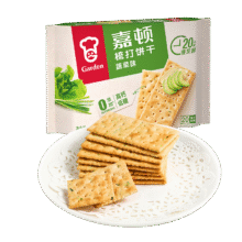 Garden/嘉顿 蔬菜味苏打饼干 休闲零食 460g6.39元