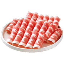 大庄园 羔羊肉片卷 2斤49.3元