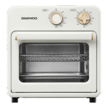 大宇（DAEWOO）空气炸烤箱 家用空气炸锅烤箱一体机 多功能10L热风循环免翻面迷你电烤箱 KX05米白色219元 (券后省20)
