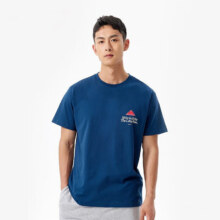 20点开始：NEW BALANCEANB联名款男款圆领短袖 AMT22375-BGV 蓝色49.5元包邮