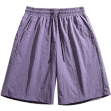 gxg.jeans男装 多色休闲宽松直筒短裤 25年夏新品 紫色 预售7月25日发货 L (175) -31码49元