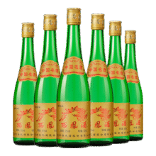 XIFENG/西凤 高脖绿瓶 55° 白酒 凤香型 500ml 6瓶255元（需领券）