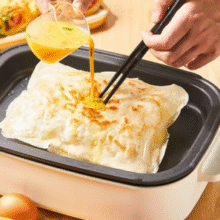 轻油升级版！粮全其美 轻油鸡蛋灌饼半成品饼皮 1.6kg 80g*20片装￥16.90
