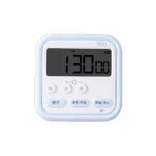定时器儿童秒表闹钟时钟 【蓝色】三合一静音计时器4.99元（需领券）