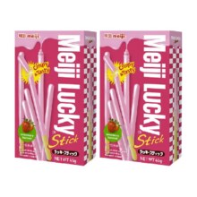 明治乐喜进口涂层饼干条45g×2盒合3.66元，买2赠4件