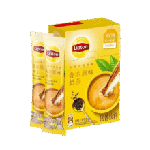 临期：立顿 经典浓醇茉香奶绿冲饮饮料15g*10包*2件9.9元包邮（合4.95元/件）