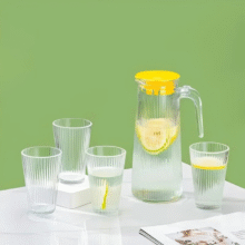 北牧星一壶四杯水具五件套家用冷水壶套装玻璃一壶四杯 【一壶四杯】 800ml9.9元（需领券）