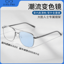 JingPro 镜邦 1.56急速感光变色镜片（变灰/变茶/变蓝/变粉/变绿色）+超轻TR/合金镜框多款可选￥79.00