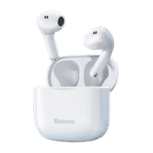 Baseus/倍思 E3 半入耳真无线蓝牙耳机蓝牙5.3游戏低延迟 白84元