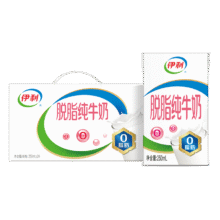 伊利 脱脂纯牛奶 250ml 24盒 *2件、需凑单42.63元/件 共85.26元+凑16.04元