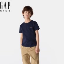 Gap 男女童纯棉小熊刺绣短袖T恤 四色可选39元（需领券）