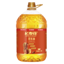 PLUS会员:长寿花 压榨一级 原香味 花生油6.18L*2件197.6元（合98.8元/件）