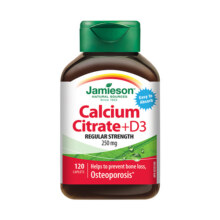 jamieson健美生柠檬酸钙+维生素D3复合片有机钙120片温和250mg67元 (券后省30)