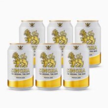 SINGHA 胜狮 泰国原装进口 拉格黄啤酒330mL*6听新低17.26元包邮（2.88元/听）