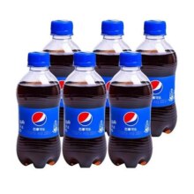 百事可乐300mlx6/12瓶碳酸饮料可乐迷你瓶装可乐汽水整箱包邮9.2元