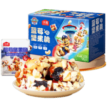 沃隆 蓝莓坚果脆 300g（25g*12袋）15.3元包邮（需领券+试用）