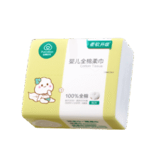 全棉时代 婴儿棉柔巾 80抽*1包4.41元