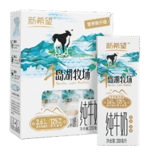 新希望 千岛湖牧场 纯牛奶 3.6g蛋白质 1箱 200ml *12盒23.06元