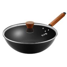 20点、88vip：炊大皇 铁锅家用无涂层不锈炒锅 28cm151.05元（需领券）