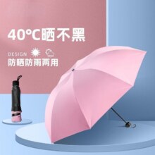 88VIP：手动UV黑胶晴雨两用反向伞7.53元+134淘金币（需领券）