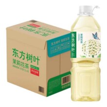 农夫山泉东方树叶茉莉花茶无糖茶饮料1500ml*6瓶0糖0脂0卡整箱批39.6元 (券后省2)
