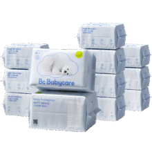 babycare 婴儿绵柔巾 80抽、12包199.82元（合99.91元/件）