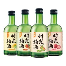 梅见 时光梅酒330ml 低度果酒（5味可选）1元包邮（需淘金币，合0.5元/件）