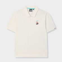 PLUS会员：FILA 斐乐 情侣款 针织短袖POLO衫151.37元包邮（需拍3件+凑单、共454.11元）