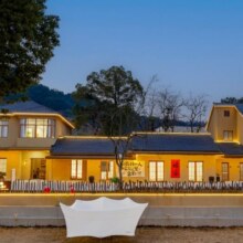 【安吉山雨涞花园民宿】住田园双床房+双人早餐+水乐园原价1005元 现价289元