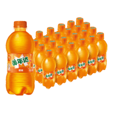 Mirinda/美年达 橙味 碳酸饮料 瓶装 300ml 24瓶17.36元