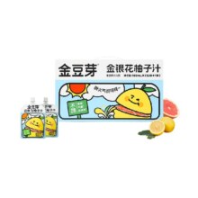 天降礼金、88会员：金豆芽 金银花柚子汁汁 100ml*13袋23.22元+淘金币1.99元