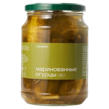 Camokat(莎莫科)俄式酸黄瓜0脂0色素罐头西餐轻食三明治腌黄瓜3.6元 (券后省3.3)