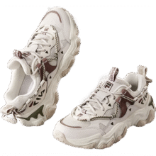 FILA 斐乐官方女鞋老爹鞋运动鞋2025春夏猫爪鞋5代复古休闲鞋466.8元