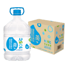 Watsons/屈臣氏 纯净 饮用水 桶装 8L 2桶29元（需领券）