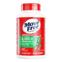 再降价、20点：Move Free益节 氨糖软骨素钙片 120粒*3件547元合182.33元/件
