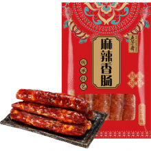 plus：五芳斋四川腊肠麻辣香肠正宗川味 特产预制菜 烹饪食用1斤装500g53.8元（合13.45元/件）