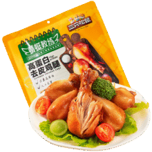 PLUS立减：三只松鼠 去皮鸡腿 600g25.64元
