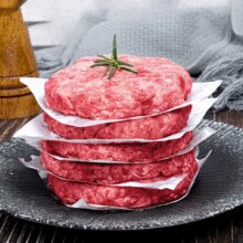 新三板上市清真企业！克拜尔 无淀粉雪花和牛牛肉饼 20片/1200g￥54.00 9.2折
