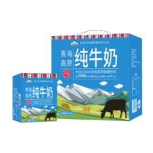 农业产业化国家重点龙头企业！青海湖 青海高原纯牛奶 200ml*10盒整箱￥18.98 4.2折