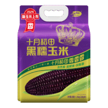十月稻田 黑糯玉米 1760g18.9元（需领券）(微信小程序购买)