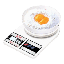 17日22点:高精度厨房秤 雅致白-电池款5kg/1g1.57元