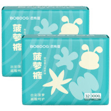 babudou/巴布豆 新菠萝 XXXL码 拉拉裤 64片67.81元