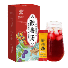 首购：江萃 酸梅汤200g、20包1.29元包邮（需试用）